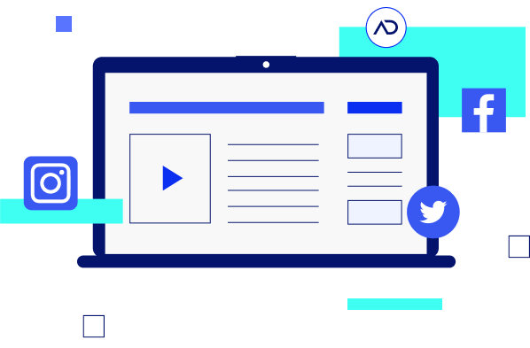 monitor y redes sociales